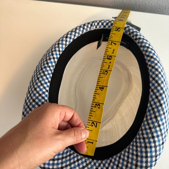 U.S. POLO ASSN. | Men’s Fedora Hat  | White, Blue | M/L - Picture 7 of 11